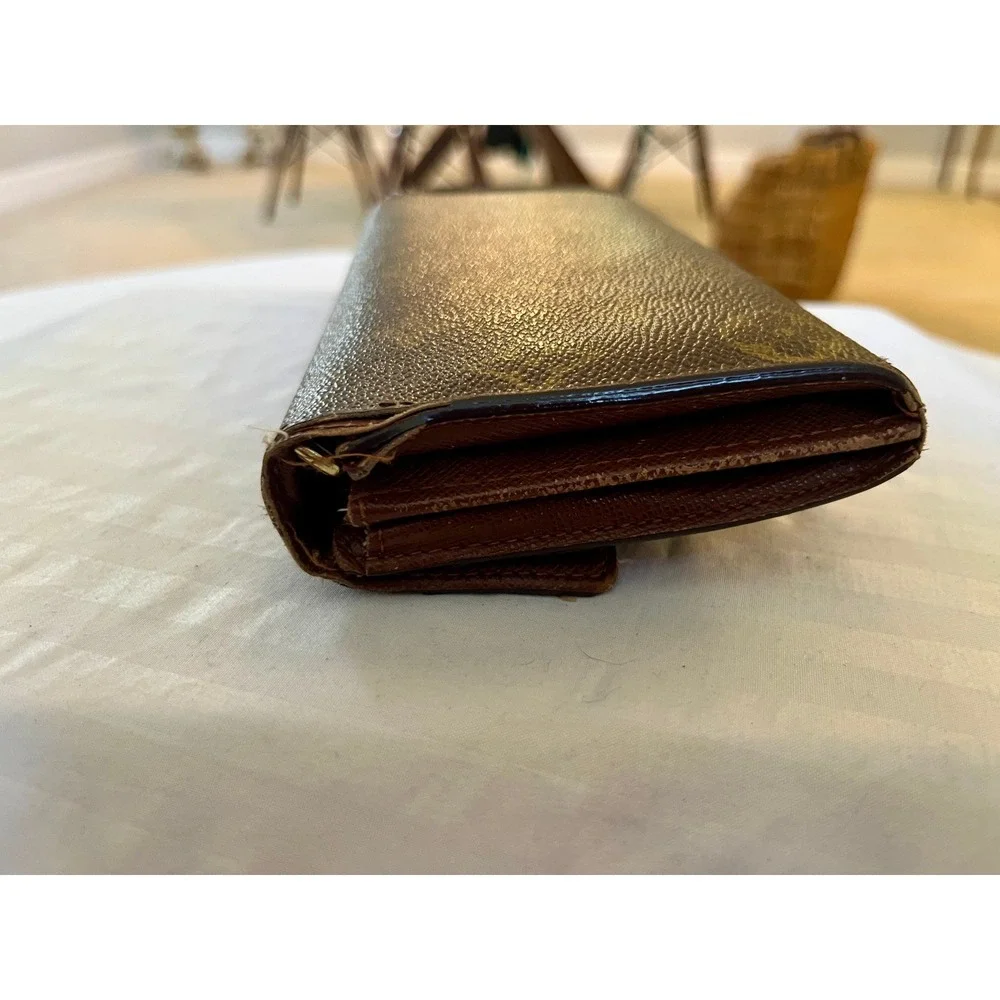 Louis Vuitton Monogram Vintage International Trifold Long Wallet